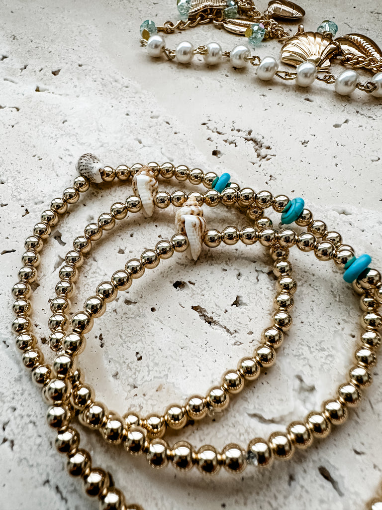 Shell Bead Bracelet