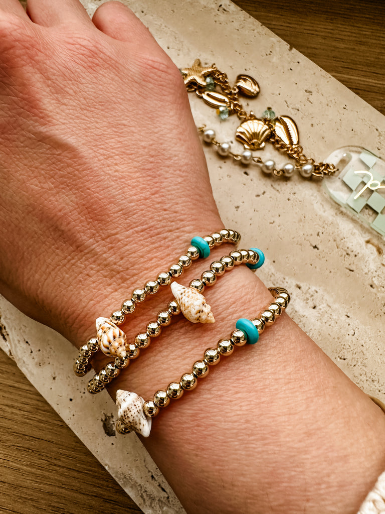 Shell Bead Bracelet