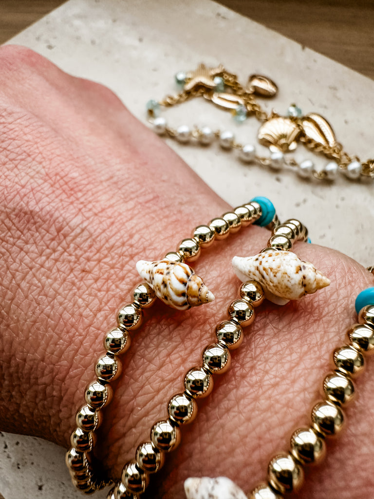Shell Bead Bracelet