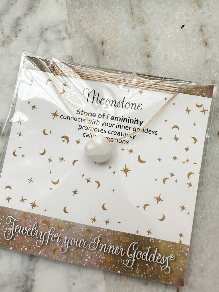 Gemstone Drop Bead Necklace