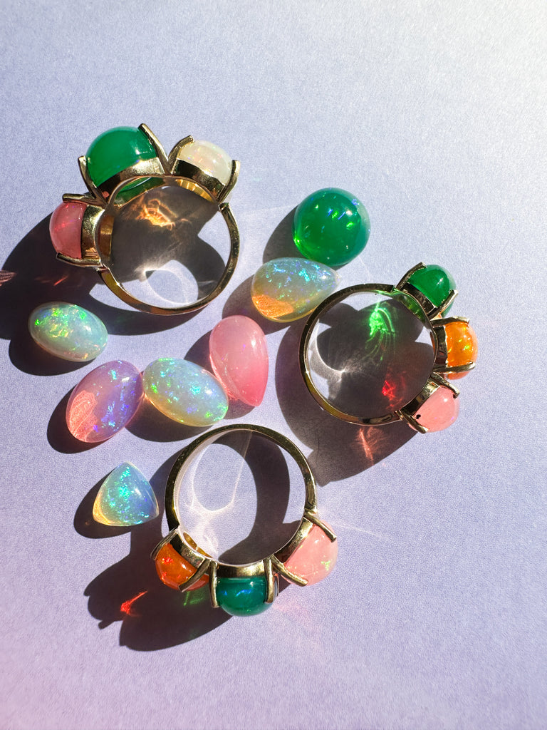 Design Your Own 14K Opal Ring