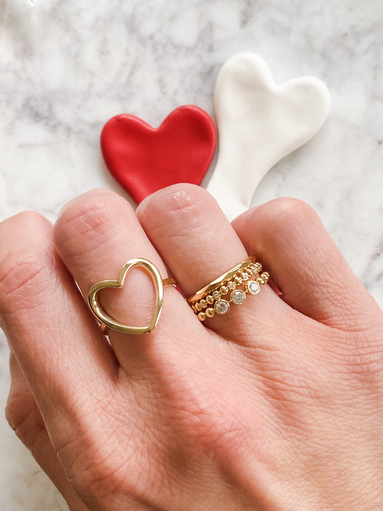 Gold Filled Knuckle Ring, Gold Mid Finger Ring - Etsy