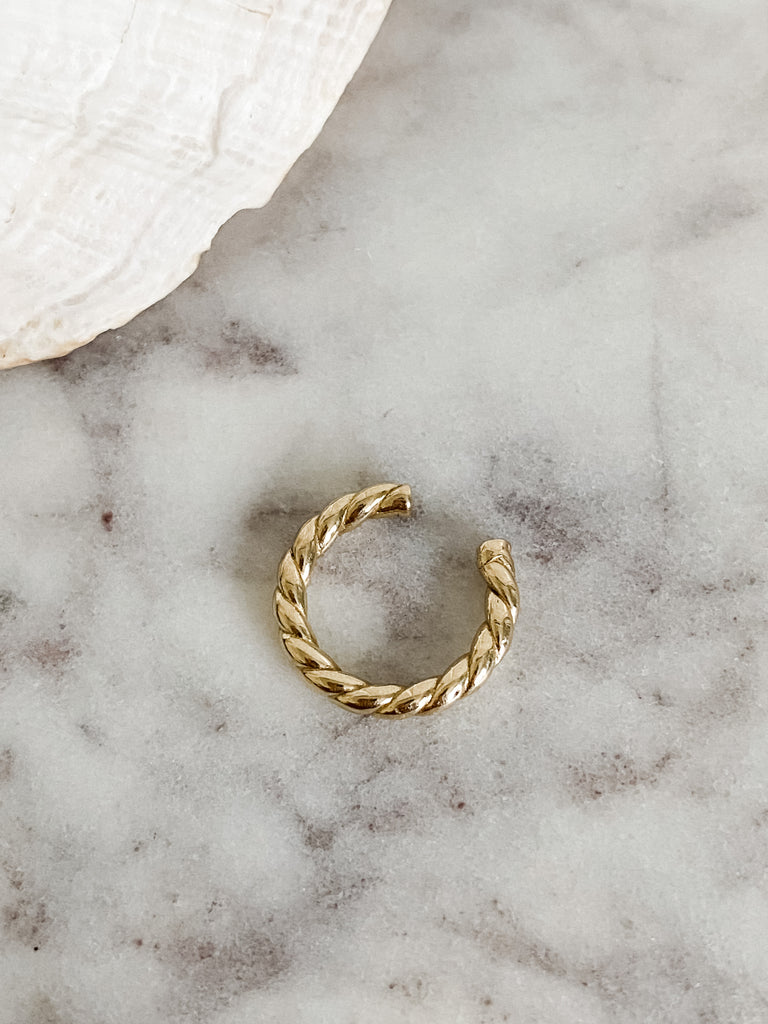 The Carmela Cuff gives you the pierceless look the commitment of a piercing. 